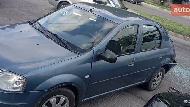 Синий Рено Логан, объемом двигателя 1.39 л и пробегом 210 тыс. км за 1300 $, фото 1 на Automoto.ua