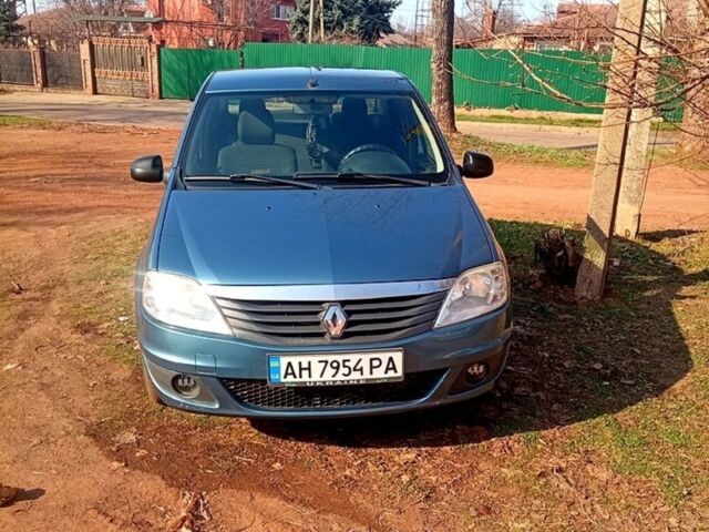 Синий Рено Логан, объемом двигателя 1.5 л и пробегом 190 тыс. км за 4350 $, фото 1 на Automoto.ua