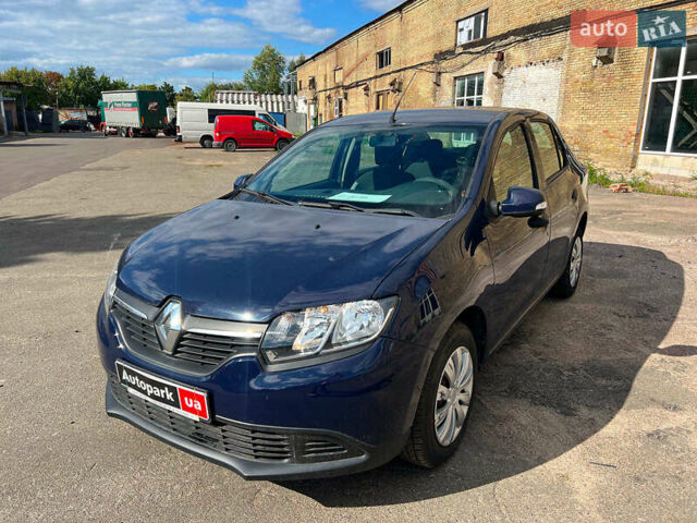 Синий Рено Логан, объемом двигателя 1.6 л и пробегом 132 тыс. км за 6230 $, фото 1 на Automoto.ua