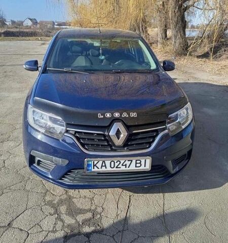 Синий Рено Логан, объемом двигателя 1.46 л и пробегом 312 тыс. км за 8500 $, фото 1 на Automoto.ua