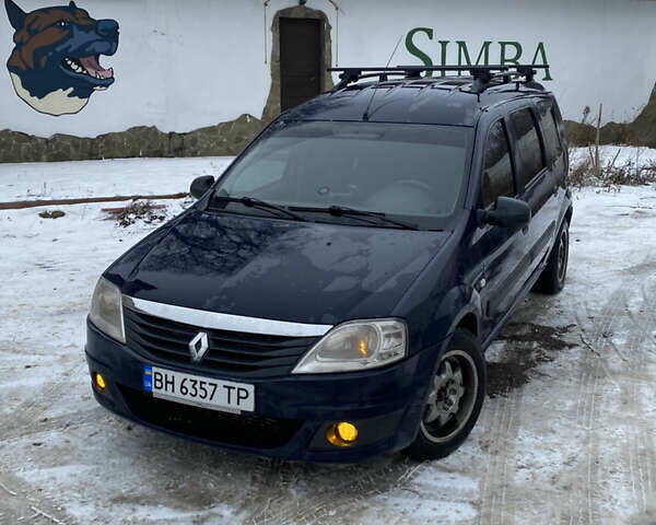 Синий Рено Логан, объемом двигателя 1.46 л и пробегом 388 тыс. км за 4990 $, фото 1 на Automoto.ua