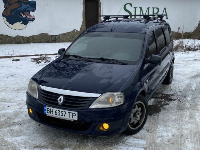Синий Рено Логан, объемом двигателя 1.5 л и пробегом 388 тыс. км за 4300 $, фото 1 на Automoto.ua
