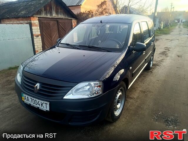 Синий Рено Логан, объемом двигателя 1.6 л и пробегом 86 тыс. км за 6000 $, фото 1 на Automoto.ua