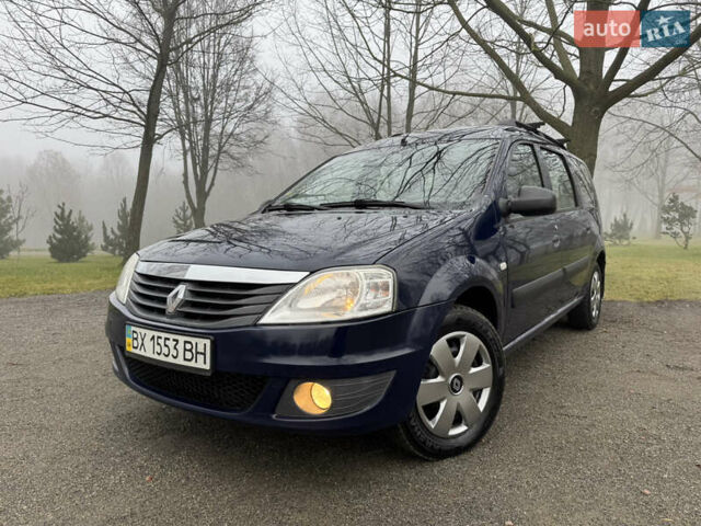 Синий Рено Логан, объемом двигателя 1.6 л и пробегом 110 тыс. км за 6700 $, фото 1 на Automoto.ua