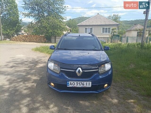 Синий Рено Логан, объемом двигателя 1.5 л и пробегом 289 тыс. км за 5759 $, фото 1 на Automoto.ua