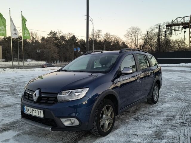 Синий Рено Логан, объемом двигателя 0.9 л и пробегом 97 тыс. км за 8000 $, фото 1 на Automoto.ua