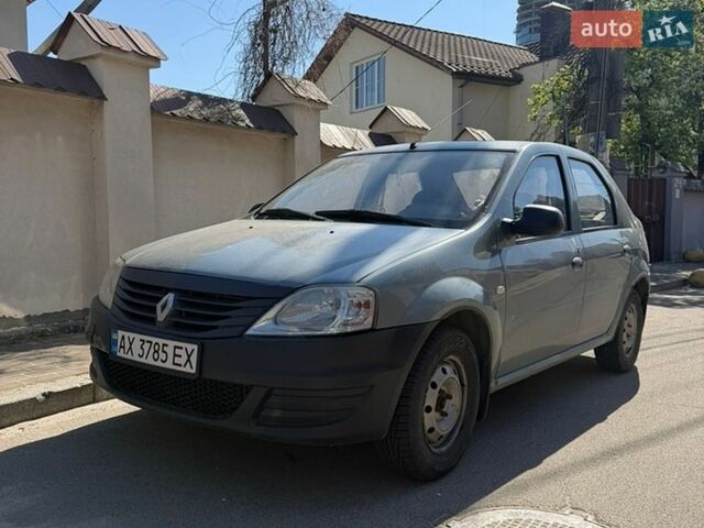 Зеленый Рено Логан, объемом двигателя 1.39 л и пробегом 203 тыс. км за 3600 $, фото 1 на Automoto.ua