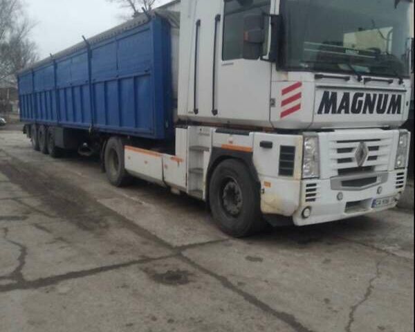 Белый Рено Магнум, объемом двигателя 11.93 л и пробегом 60 тыс. км за 11300 $, фото 1 на Automoto.ua