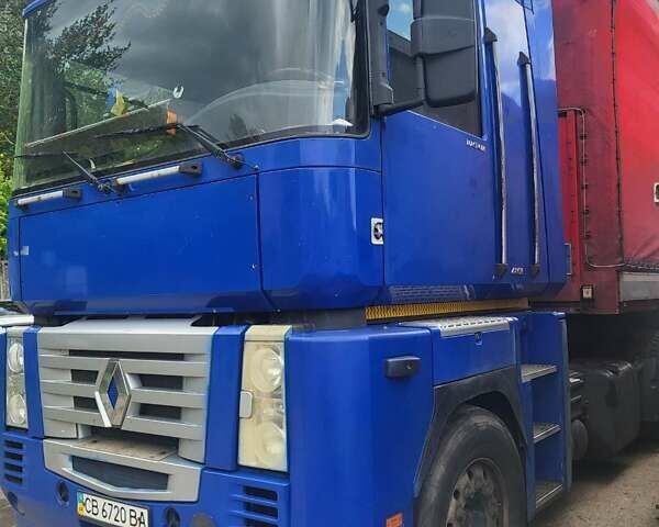 Синий Рено Магнум, объемом двигателя 12 л и пробегом 1000 тыс. км за 7350 $, фото 1 на Automoto.ua