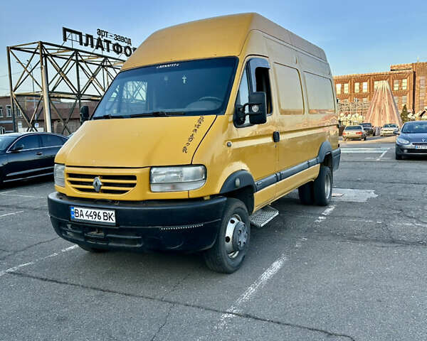 Жовтий Рено Mascott, об'ємом двигуна 2.8 л та пробігом 350 тис. км за 6800 $, фото 1 на Automoto.ua