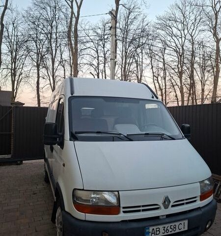 Білий Рено Мастєр, об'ємом двигуна 2.19 л та пробігом 381 тис. км за 5300 $, фото 1 на Automoto.ua