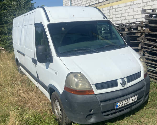 Белый Рено Мастер, объемом двигателя 2.5 л и пробегом 420 тыс. км за 4300 $, фото 1 на Automoto.ua