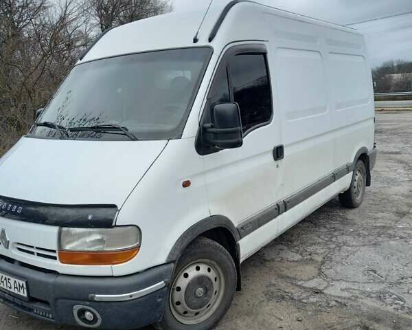 Белый Рено Мастер, объемом двигателя 2.2 л и пробегом 600 тыс. км за 5800 $, фото 1 на Automoto.ua