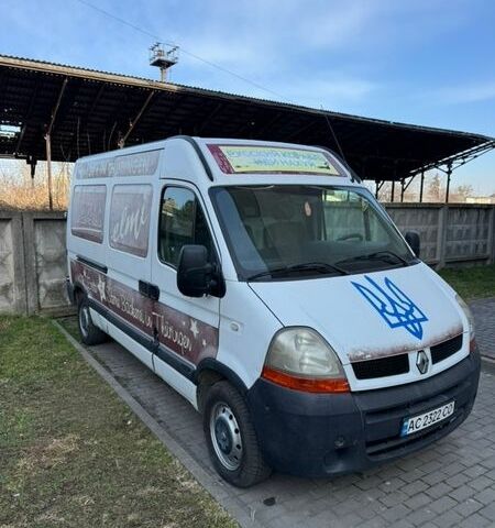 Белый Рено Мастер, объемом двигателя 2.5 л и пробегом 360 тыс. км за 6200 $, фото 1 на Automoto.ua