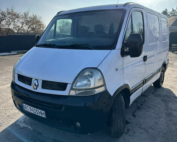 Белый Рено Мастер, объемом двигателя 2.5 л и пробегом 350 тыс. км за 6400 $, фото 1 на Automoto.ua