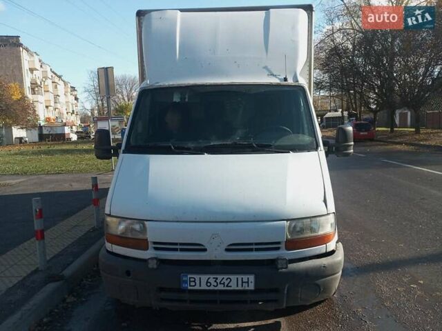 Белый Рено Мастер, объемом двигателя 2.8 л и пробегом 698 тыс. км за 6300 $, фото 1 на Automoto.ua