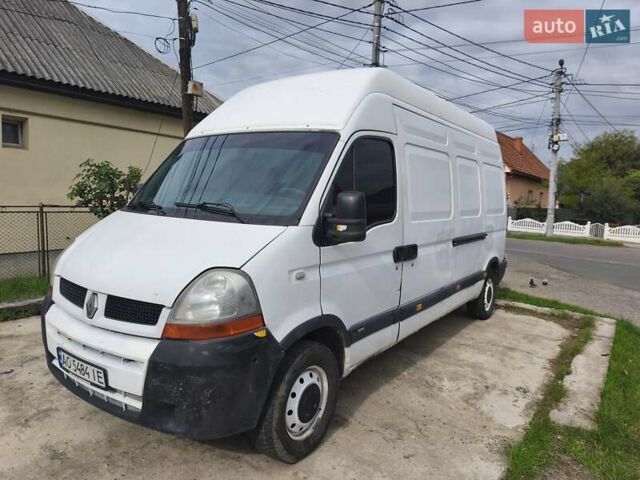 Белый Рено Мастер, объемом двигателя 2.5 л и пробегом 405 тыс. км за 5500 $, фото 1 на Automoto.ua