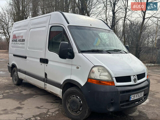 Белый Рено Мастер, объемом двигателя 2.46 л и пробегом 430 тыс. км за 6200 $, фото 1 на Automoto.ua