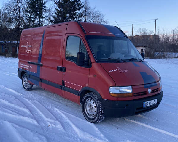 Червоний Рено Мастєр, об'ємом двигуна 2.5 л та пробігом 350 тис. км за 3700 $, фото 1 на Automoto.ua