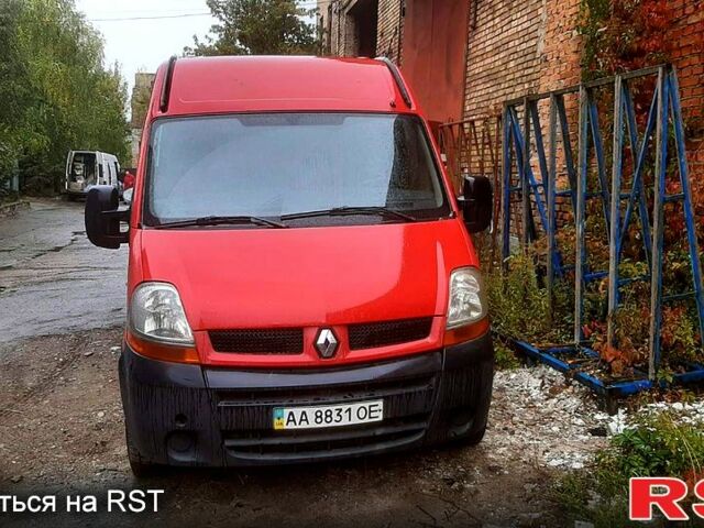 Червоний Рено Мастєр, об'ємом двигуна 3 л та пробігом 262 тис. км за 7200 $, фото 1 на Automoto.ua