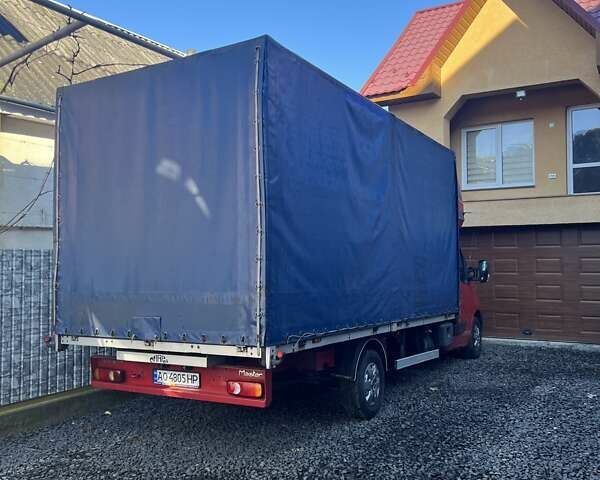 Рено Мастер 2015 в Иршава на Automoto.ua Красный Рено Мастер, объемом двигателя 2.3 л и пробегом 560 тыс. км за 12000 $, фото 1 на Automoto.ua