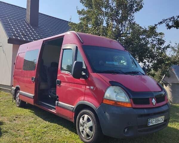 Красный Рено Мастер, объемом двигателя 2.95 л и пробегом 333 тыс. км за 9500 $, фото 1 на Automoto.ua