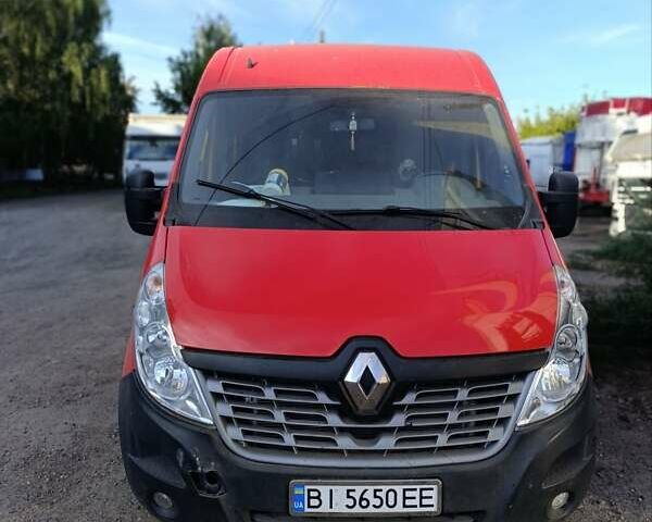 Красный Рено Мастер, объемом двигателя 2.3 л и пробегом 323 тыс. км за 17300 $, фото 1 на Automoto.ua