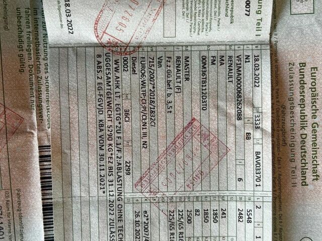 Рено Мастєр, об'ємом двигуна 0 л та пробігом 268 тис. км за 16900 $, фото 1 на Automoto.ua
