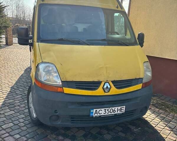 Жовтий Рено Мастєр, об'ємом двигуна 2.5 л та пробігом 548 тис. км за 4400 $, фото 1 на Automoto.ua