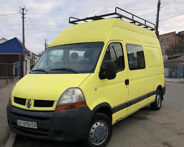 Желтый Рено Мастер, объемом двигателя 2.5 л и пробегом 244 тыс. км за 7300 $, фото 1 на Automoto.ua