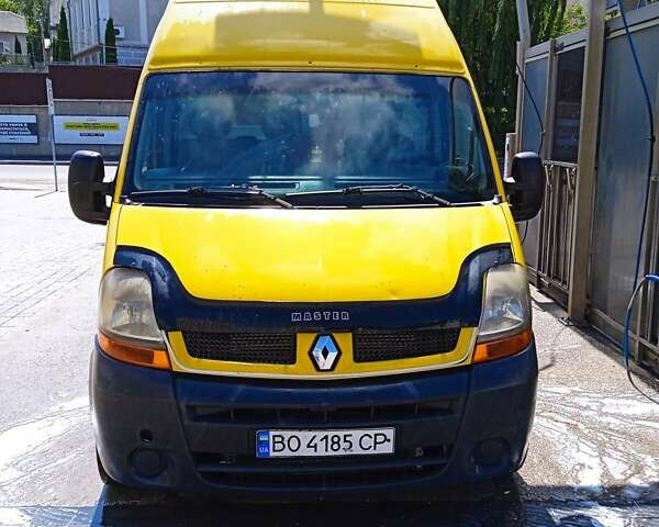 Жовтий Рено Мастєр, об'ємом двигуна 2.46 л та пробігом 438 тис. км за 6250 $, фото 1 на Automoto.ua