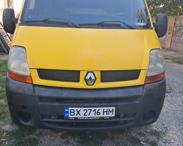 Жовтий Рено Мастєр, об'ємом двигуна 2.5 л та пробігом 465 тис. км за 5700 $, фото 1 на Automoto.ua