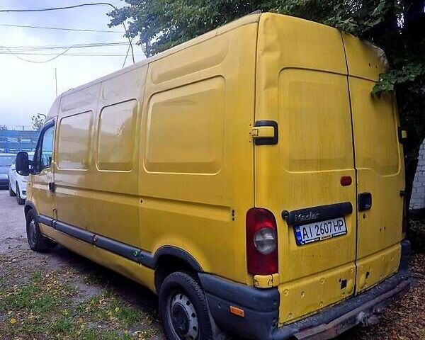 Желтый Рено Мастер, объемом двигателя 2.5 л и пробегом 670 тыс. км за 4500 $, фото 1 на Automoto.ua