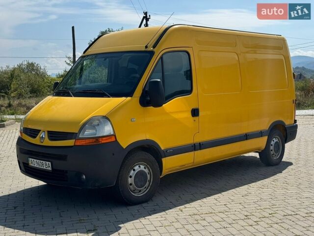 Желтый Рено Мастер, объемом двигателя 2.5 л и пробегом 400 тыс. км за 7500 $, фото 1 на Automoto.ua