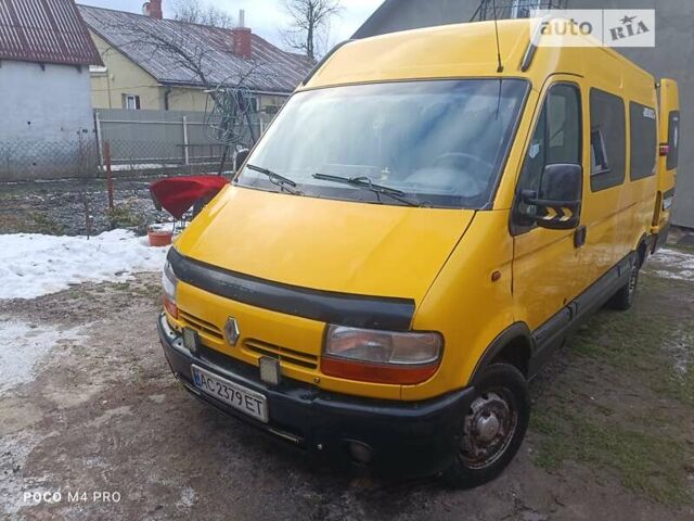 Желтый Рено Мастер, объемом двигателя 2.8 л и пробегом 350 тыс. км за 4800 $, фото 1 на Automoto.ua