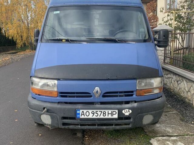 Рено Мастєр 1998 у Мукачеве на Automoto.ua Синій Рено Мастєр, об'ємом двигуна 2.8 л та пробігом 500 тис. км за 1999 $, фото 1 на Automoto.ua