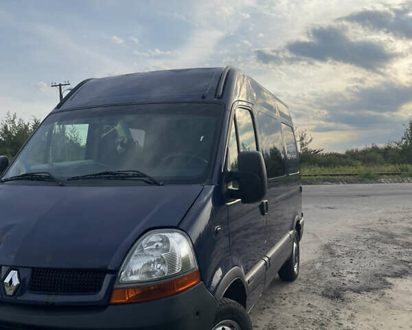 Синий Рено Мастер, объемом двигателя 2.5 л и пробегом 457 тыс. км за 6700 $, фото 1 на Automoto.ua
