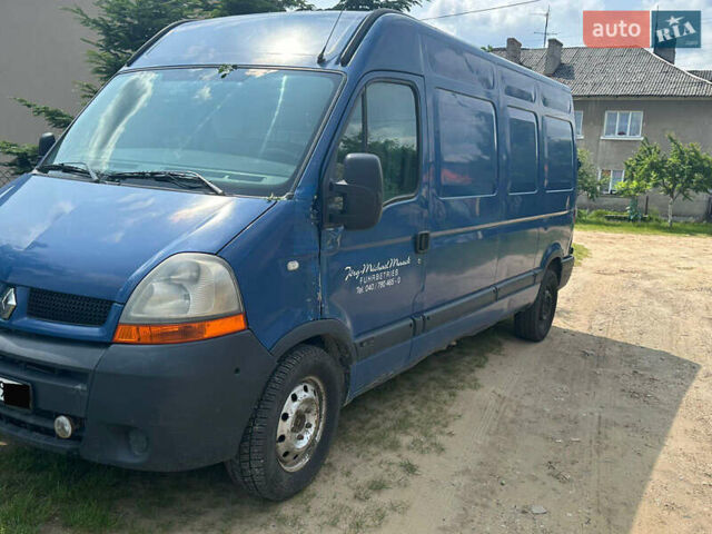 Синий Рено Мастер, объемом двигателя 3 л и пробегом 300 тыс. км за 6300 $, фото 1 на Automoto.ua