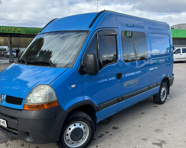 Синий Рено Мастер, объемом двигателя 2.5 л и пробегом 410 тыс. км за 7500 $, фото 1 на Automoto.ua