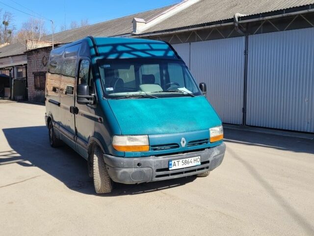 Зелений Рено Мастєр, об'ємом двигуна 2.5 л та пробігом 340 тис. км за 4200 $, фото 1 на Automoto.ua