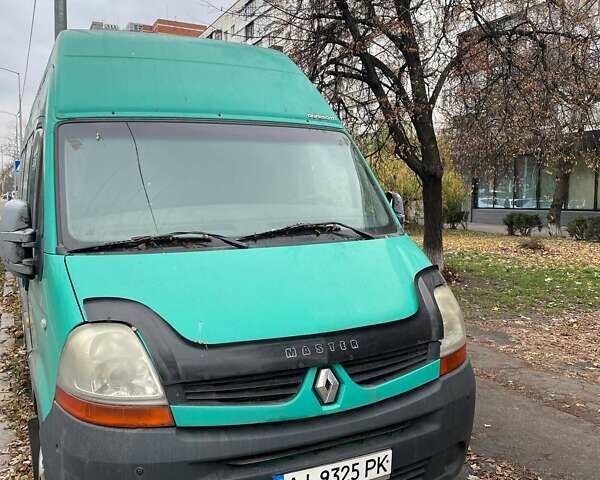 Зеленый Рено Мастер, объемом двигателя 2.46 л и пробегом 264 тыс. км за 8000 $, фото 1 на Automoto.ua
