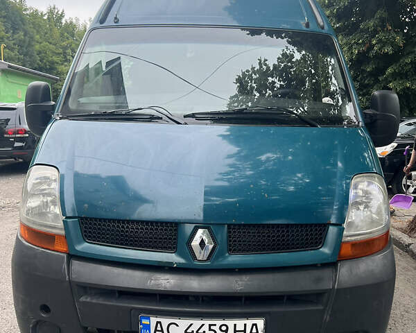 Зелений Рено Мастєр, об'ємом двигуна 2.95 л та пробігом 460 тис. км за 6200 $, фото 1 на Automoto.ua
