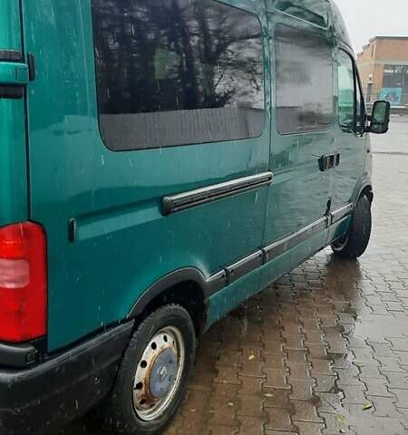 Зеленый Рено Мастер, объемом двигателя 2.5 л и пробегом 310 тыс. км за 6500 $, фото 1 на Automoto.ua