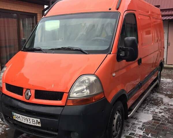 Оранжевый Рено Мастер, объемом двигателя 2.5 л и пробегом 400 тыс. км за 4800 $, фото 1 на Automoto.ua