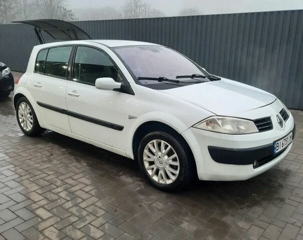 Белый Рено Меган, объемом двигателя 1.5 л и пробегом 316 тыс. км за 3550 $, фото 1 на Automoto.ua