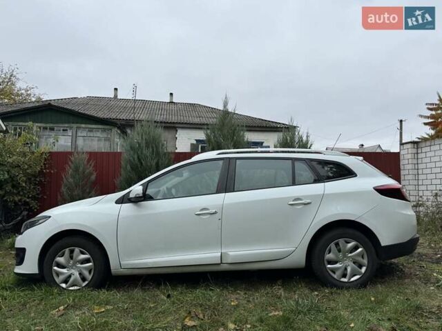 Белый Рено Меган, объемом двигателя 1.5 л и пробегом 163 тыс. км за 8200 $, фото 1 на Automoto.ua