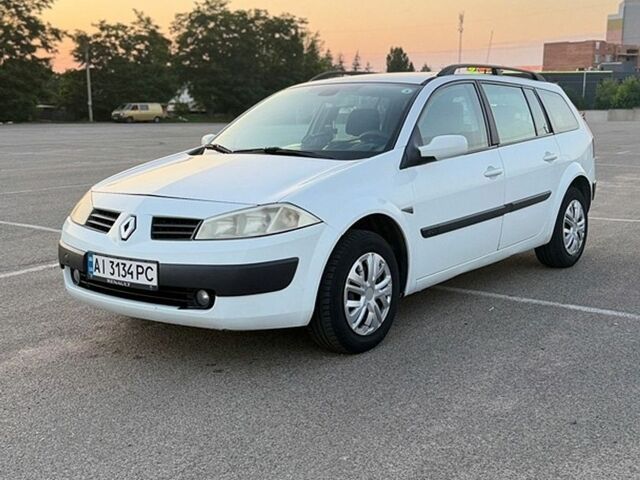 Білий Рено Меган, об'ємом двигуна 1.5 л та пробігом 366 тис. км за 4400 $, фото 1 на Automoto.ua