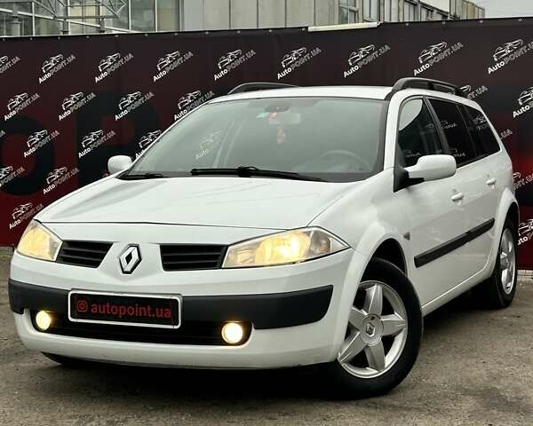 Білий Рено Меган, об'ємом двигуна 1.6 л та пробігом 266 тис. км за 5400 $, фото 1 на Automoto.ua