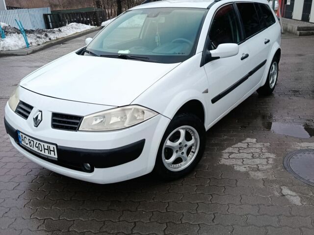 Білий Рено Меган, об'ємом двигуна 1.9 л та пробігом 400 тис. км за 4200 $, фото 1 на Automoto.ua