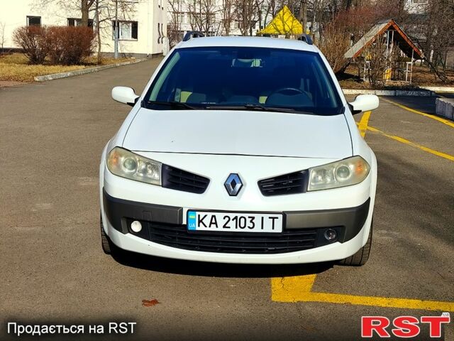 Белый Рено Меган, объемом двигателя 1.6 л и пробегом 259 тыс. км за 5200 $, фото 1 на Automoto.ua